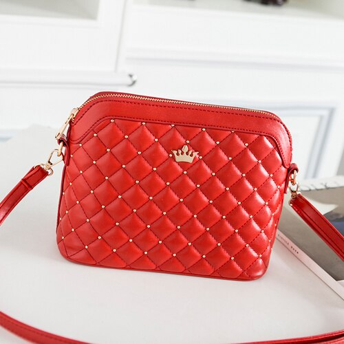 Trendy Fashionable Rivet Crossbody Handbag