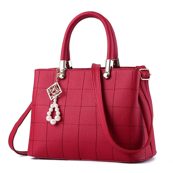 Trendy Casual Leather Handbag