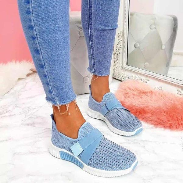 Trendy Casual Solid Color Mesh Sneakers