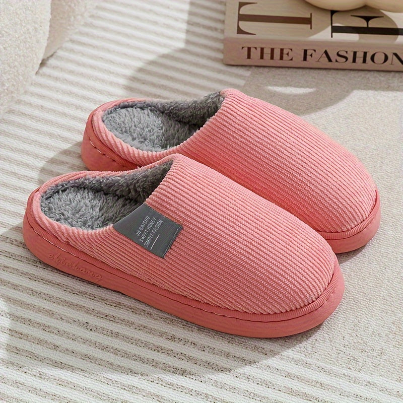 Trendy Cozy Plush Non Slip Slippers