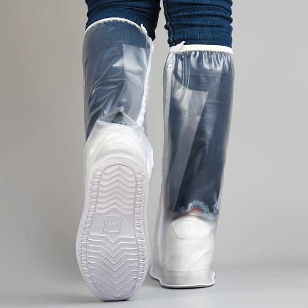 Trendy Reusable High Top Waterproof Shoe Covers