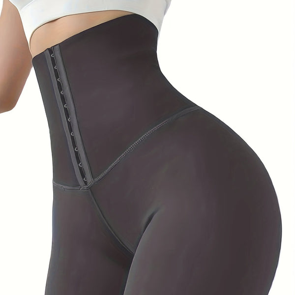 Trendy High Waist Double Protection Shapewear Pants