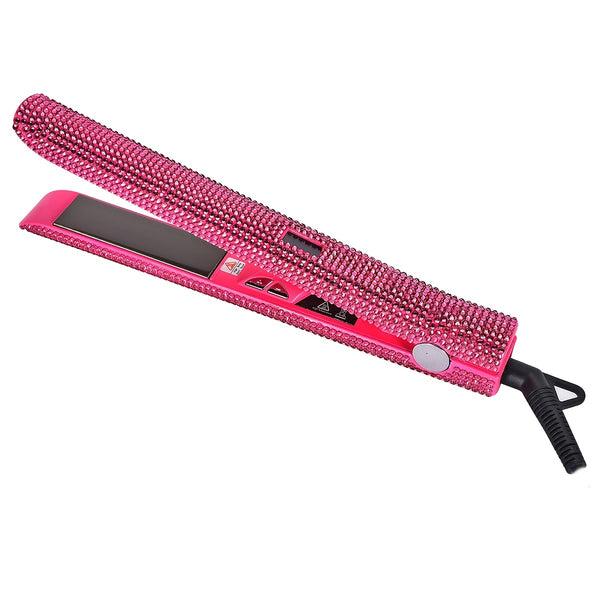 Trendy Glitter Design  2 -in-1 Hair Curler Flat Irion