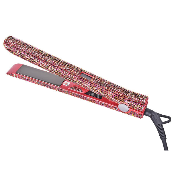 Trendy Glitter Design  2 -in-1 Hair Curler Flat Irion