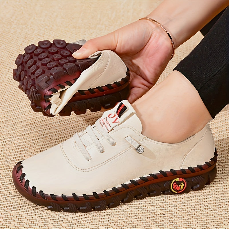 Trendy No Lace Up Flexible Grip Sole Shoes