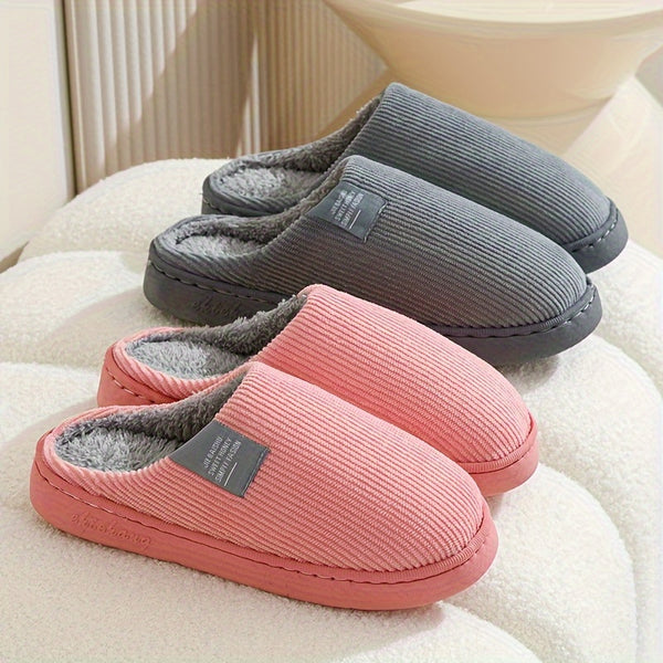 Trendy Cozy Plush Non Slip Slippers