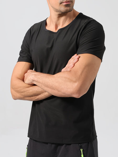 Trendy Sauna Short Sleeve Sweat Shirt