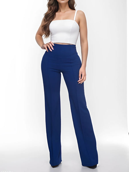 Trendy High Waist Trouser Casual Pants