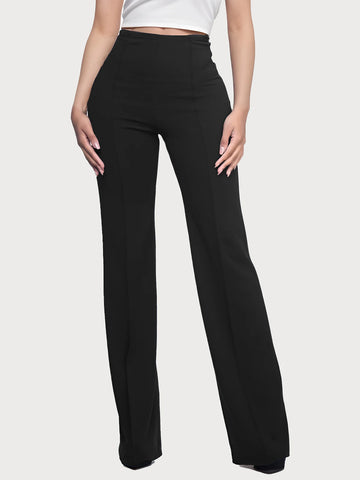 Trendy High Waist Trouser Casual Pants