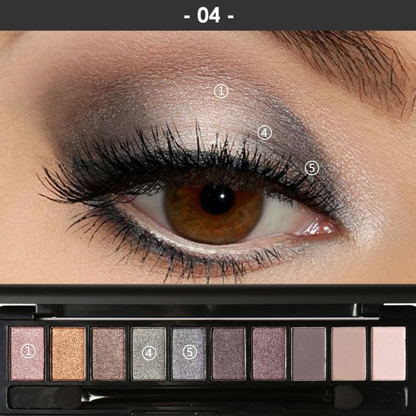 Trendy Matte Eyeshadow Waterproof Palette