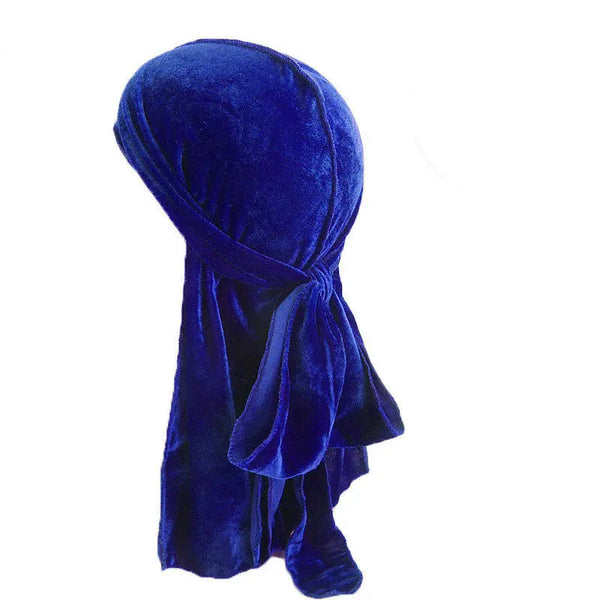 Trendy Suede Durag Turban Hair Scarf