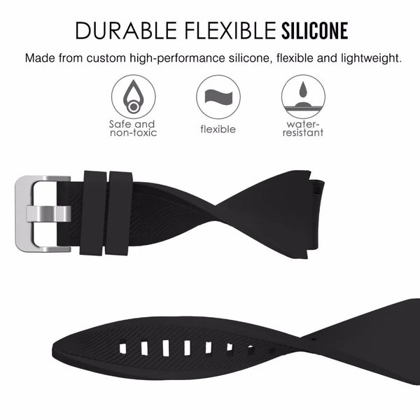 Trendy Silicone 22mm 20mm Strap For Samsung Galaxy Watch