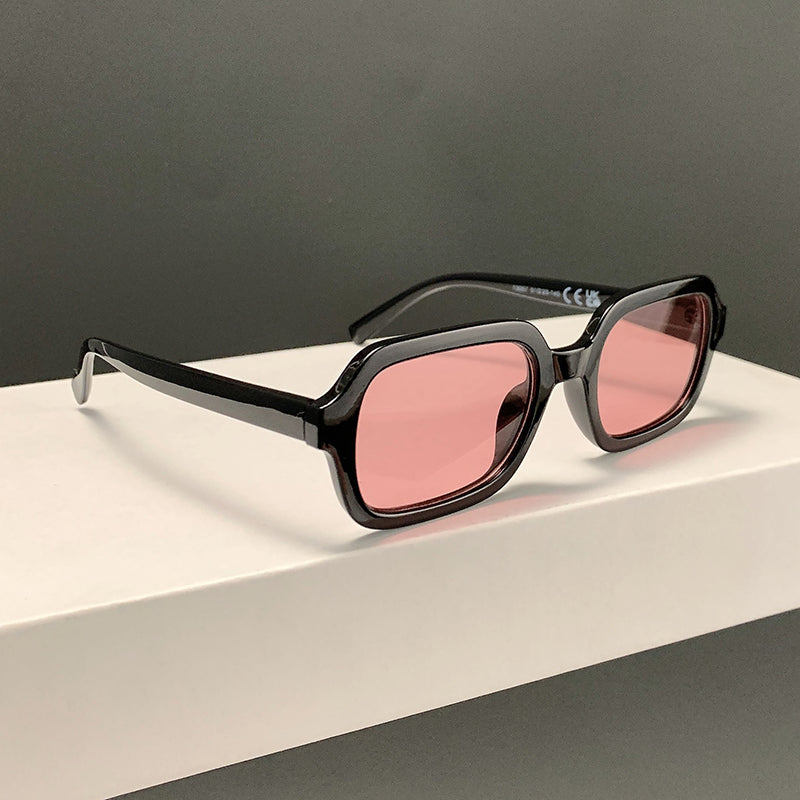 Trendy Retro Frame Color Shade Sunglasses