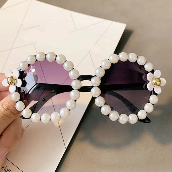 Charming Flower Fashion Cat Eye Sunglasses Women Oculos Vintage Cat Eyes Glasses Brand Designer Men Eyeglasses Shades UV400 O259