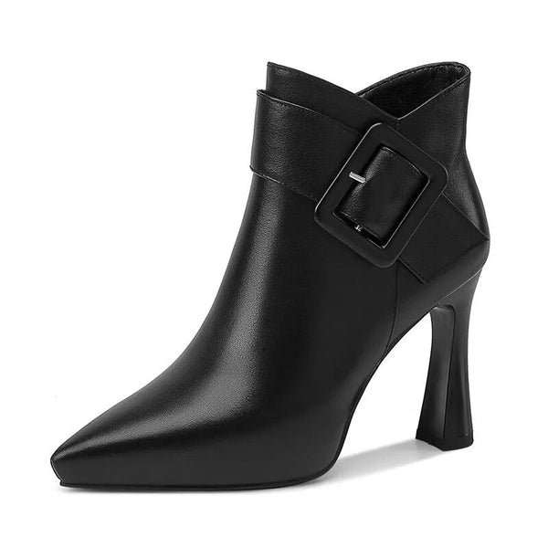Trendy Ankle Pointed Toe Heel boots