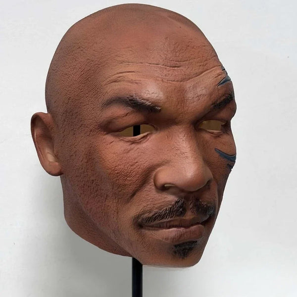 Trendy Boxing Champion Mike Tyson Realistic Halloween Mask