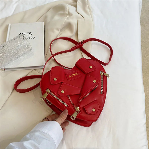 Trendy Tuxedo Inspired Crossbody Handbag