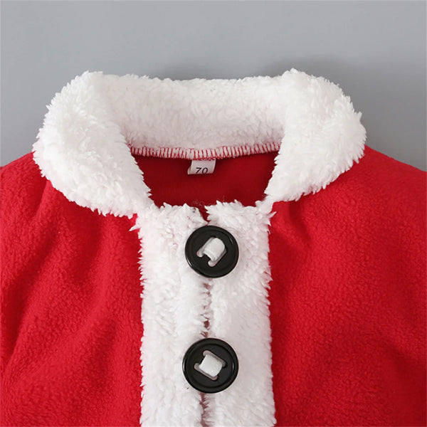 Trendy Baby Santa Christmas Pants Set