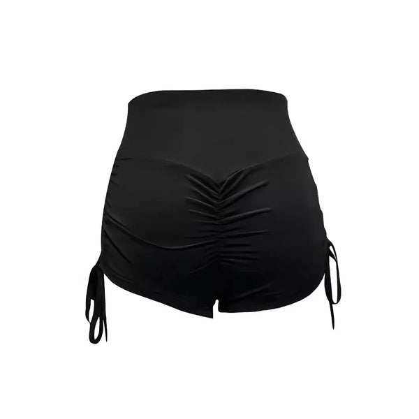 Trendy High Waist Yoga Dance Shorts