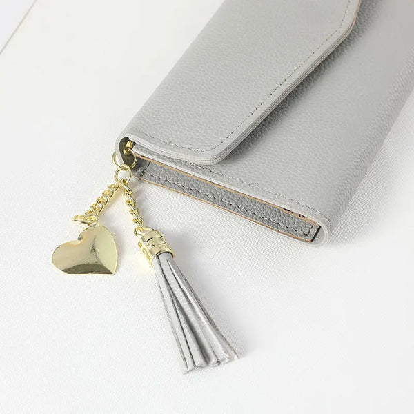 Trendy Fold Wallet With Coin Pocket And Tassle