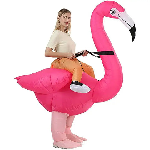 Trendy Inflatable Flamingo Mascot Halloween Costume