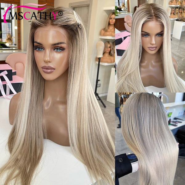 Trendy Glueless Pre Plucked Lace Frontal Wig