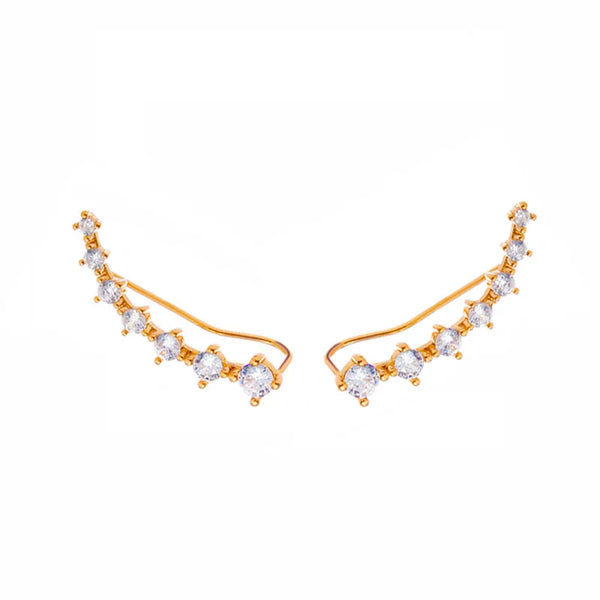 925 Silver Needle Korean Fashion Crystal Heart Earrings For Women Jewelry 2025 Trending New Luxury Women's Hoop Earrings Brincos