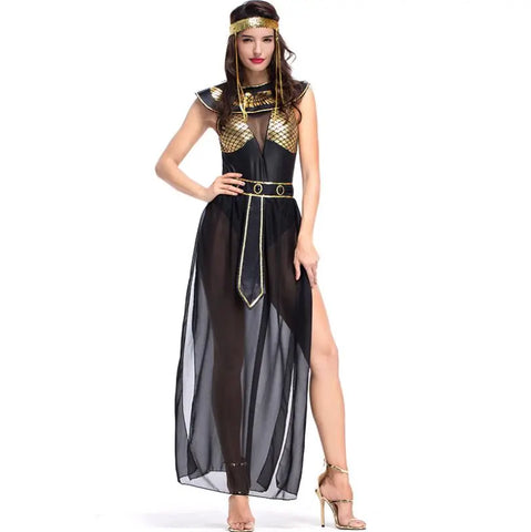 Trendy Halloween Medieval Egyptian Dress