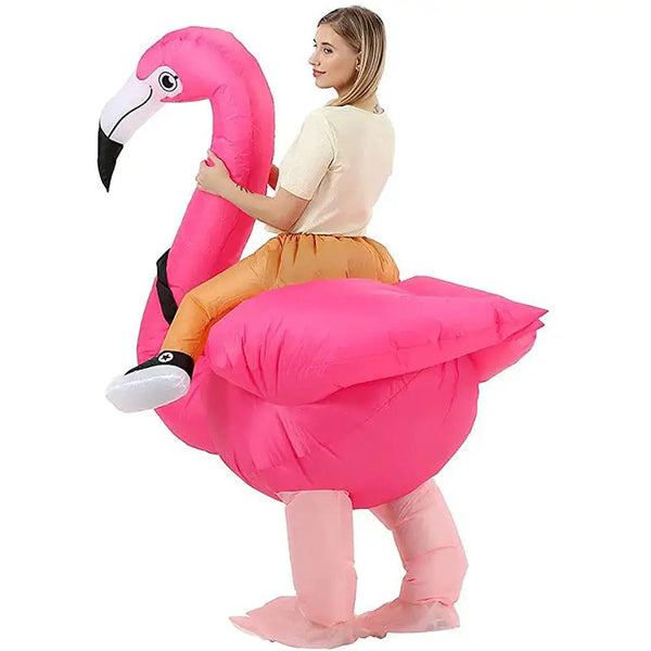 Trendy Inflatable Flamingo Mascot Halloween Costume