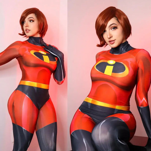 Trendy Elastigirl Superhero Halloween Costume