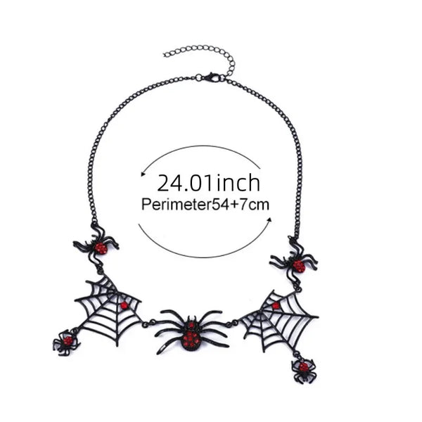 Acrylic Halloween Big Heart Circle Hollow Spider Web Drop Earrings For Women Girls Cobweb Dangle Earrings Festival Charm Jewelry