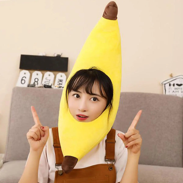 Trendy Banana Face Halloween Mask Costume