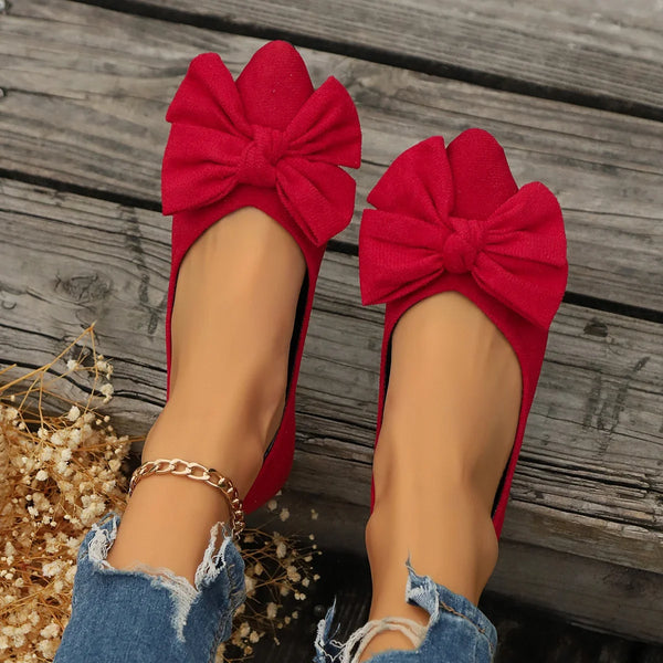 Trendy Casual Bow Tie Loafers