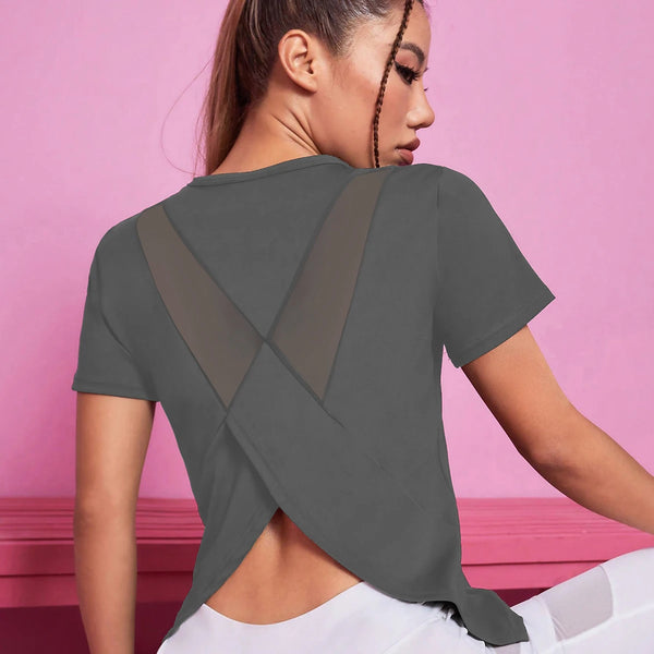 Trendy Seamless Yoga Fitness Crop Top