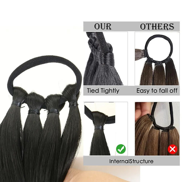 Trendy DIY Extensions Box Braid Ponytail Hair Rope