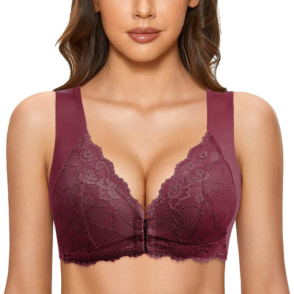 Trendy Seamless Lace Unlined Sports Bra