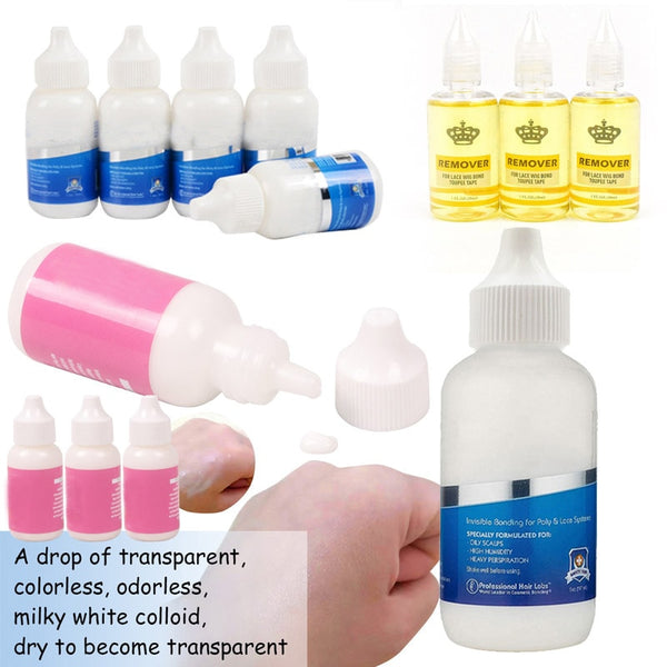 Trendy Waterproof Lace Glue And Lace Tape Remover