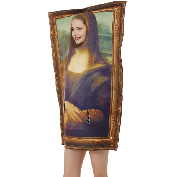 Trendy Inspired Mona Lisa Mural Costume