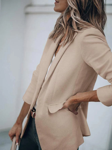 Trendy Casual Long Sleeve Blazer Jacket