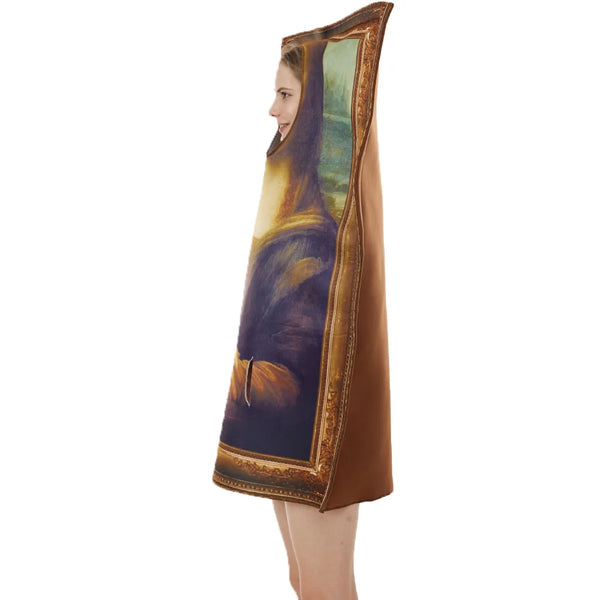 Trendy Inspired Mona Lisa Mural Costume