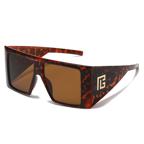 New Fashion Brand Y2K Square Sunglasses for Women Unique Oversized Design Hip Hop Men Sun Glasses Ladies Travel Eyewear Shades