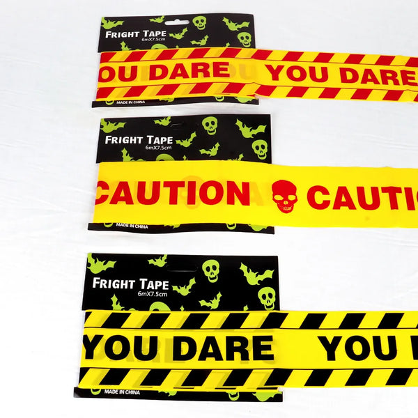 Trendy 6Mx7.5CM Halloween Warning Tape Signs