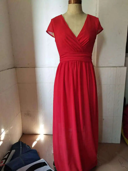 Trendy Chiffon Formal Maxi Dress