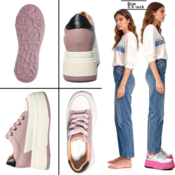 Trendy High Heel Platform Sneaker Shoes
