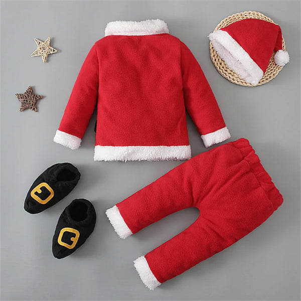 Trendy Baby Santa Christmas Pants Set