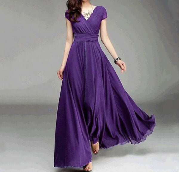 Trendy Chiffon Formal Maxi Dress