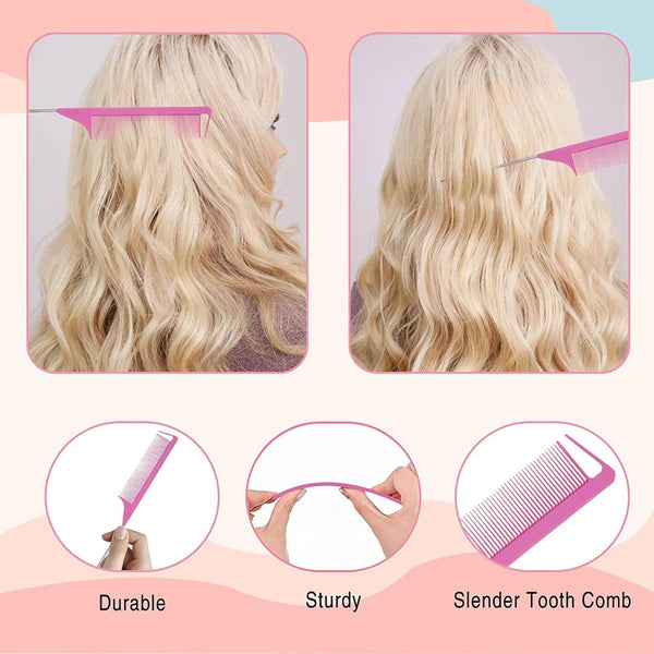 Trendy 18 Pcs Hair Styling Comb Set