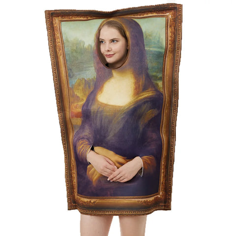 Trendy Inspired Mona Lisa Mural Costume