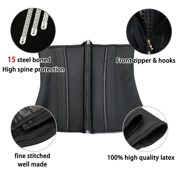 Trendy Waist Trainer Corset With Zipper