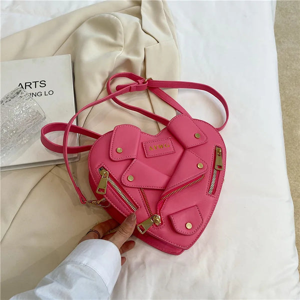 Trendy Tuxedo Inspired Crossbody Handbag